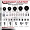 Service Caster 4'' Phenolic Swivel 1-1/4'' Expand Stem Caster Set 2 Total Lock Brakes, 4PK SCC-EXTTL20S414-PHS-2-S-2-114 - alternate 3
